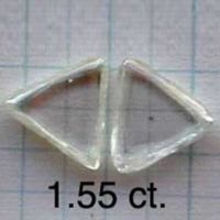 Macle Diamond Crystal Pairs