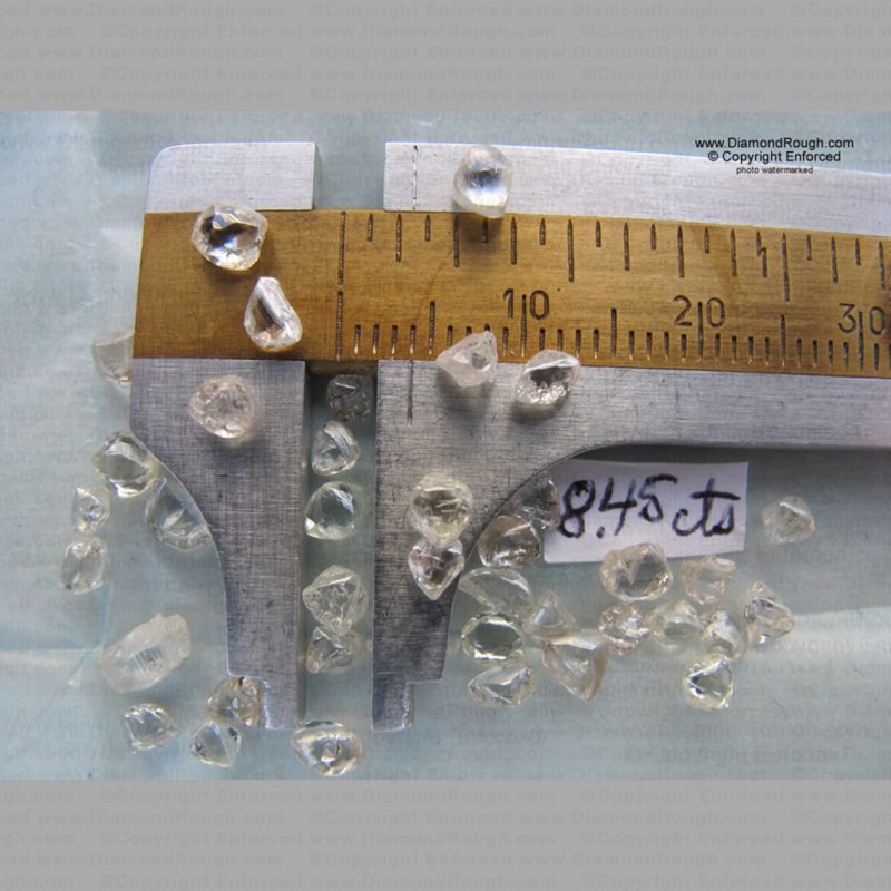 Colorado Diamonds Rough Diamond Parcel DPS45 (Mixed Crystal Types