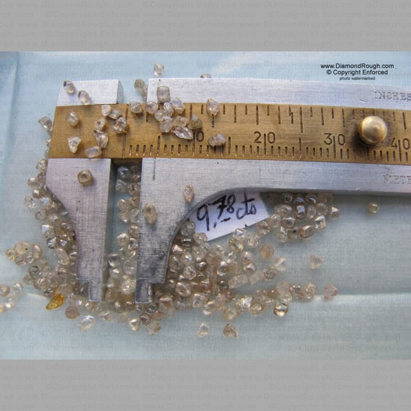 Colorado Diamonds Rough Diamond Parcel DPS46 (Mixed Crystal Types