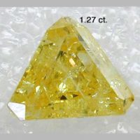 Triangle/Triad Shaped Polished Diamonds