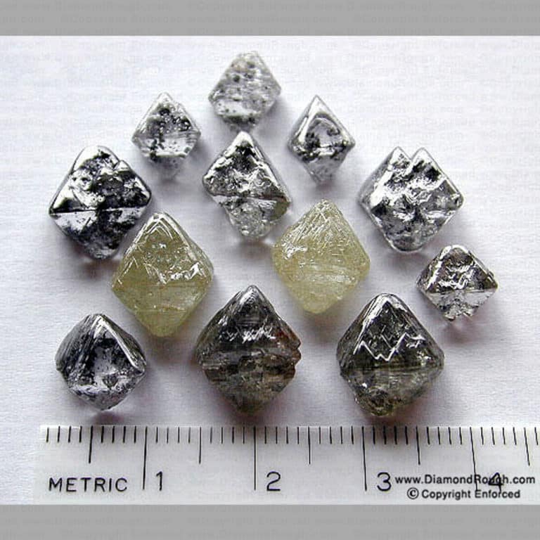 Russian Diamonds Octahedral Crystals (R501) Natural Rough Diamond