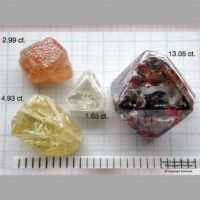 Mixed Diamond Crystal Types