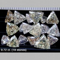 Triad Shaped Polished Diamond Parcel for Sale