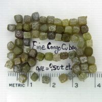 Natural Rough Diamond Parcel for Sale (Congo Cube Crystals)