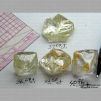 Natural Rough Diamond Parcel (Combined and Octahedral Crystals)