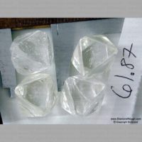 Natural Rough Diamond Parcel (Octahedral Crystals)
