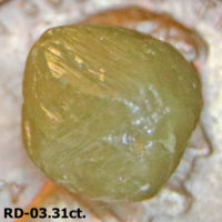 Natural Round Rough Diamond Crystal For Sale